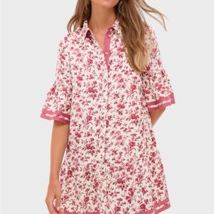 Tuckernuck Pink and White Floral Dress